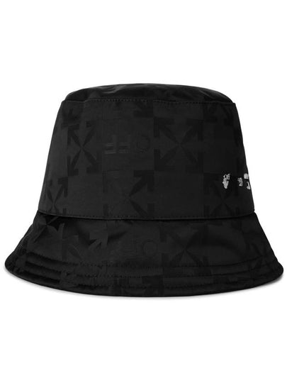 Monogram Logo Regular Bucket Hat - OFF WHITE - BALAAN 2