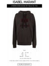 Mansel Big Logo Hoodie Faded Black - ISABEL MARANT - BALAAN 3