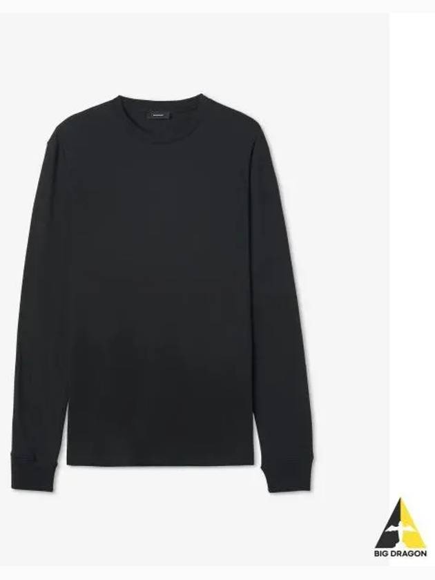 Long sleeve t shirt black W1008R02BLK - WARDROBE.NYC - BALAAN 1