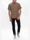 Small Scale Check Stretch Short Sleeve Shirt Archive Beige - BURBERRY - BALAAN 4