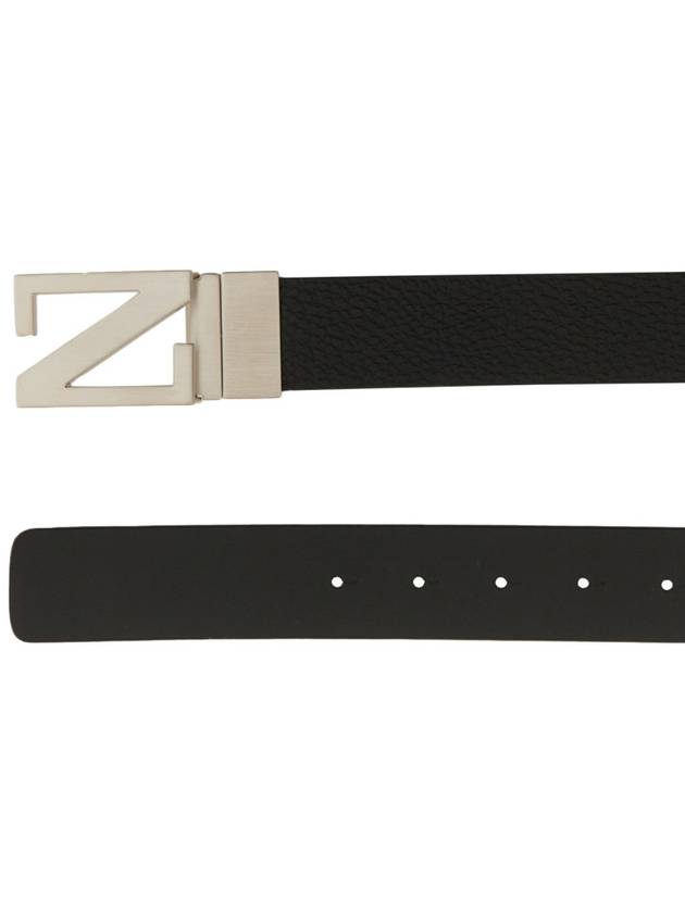 REVERSIBLE BELT WITH MONOGRAM "Z" BUCKLE - ERMENEGILDO ZEGNA - BALAAN 2