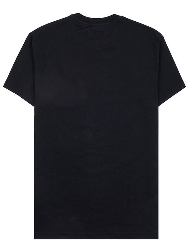 ORB Logo Cotton Short Sleeve T-Shirt Black - VIVIENNE WESTWOOD - BALAAN 3