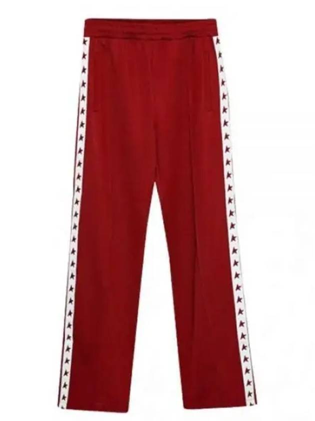 Side Star Logo Track Pants Red - GOLDEN GOOSE - BALAAN 2