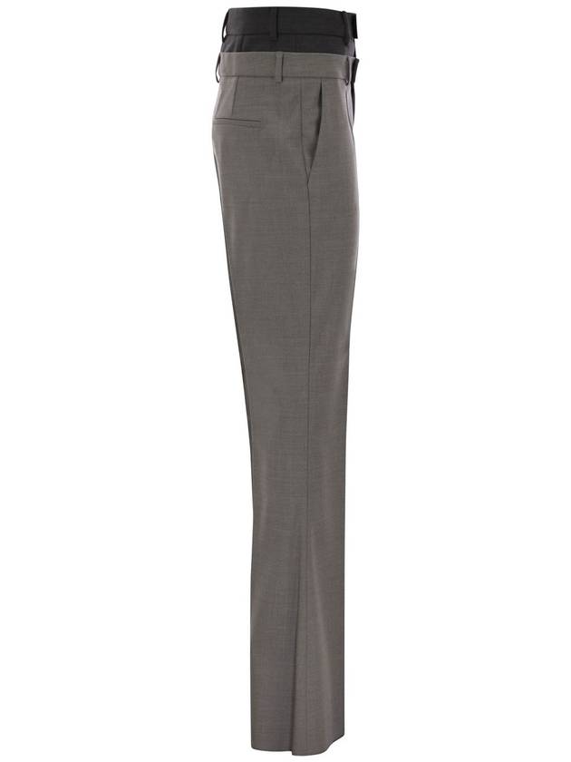 LINCE - Flare trousers with customised double belt - MAX MARA SPORTMAX - BALAAN 3