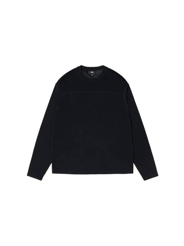 Football Knit Top Black - STUSSY - BALAAN 1