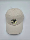 AU Australia SOLID SS LINK Low Pro Cap ST731001 Washed White ONE SIZE - STUSSY - BALAAN 4