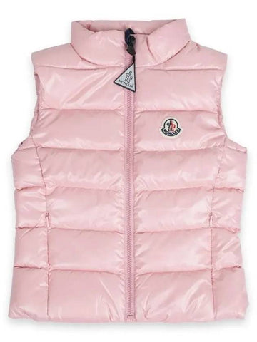 Kids GHANY logo patch padded vest pink 1A52810 68950 523 8 10A - MONCLER - BALAAN 1