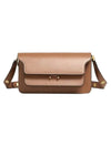 Trunk East West Shoulder Bag Brown - MARNI - BALAAN 1