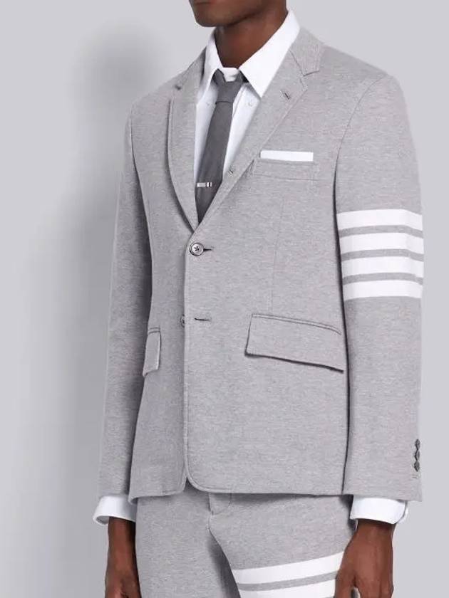 Men's 4 Bar Classic Loopback Sports Jacket Grey - THOM BROWNE - BALAAN 8