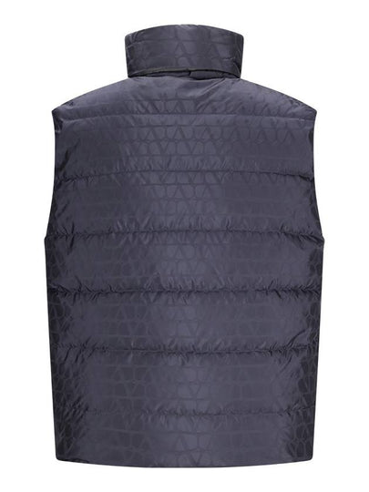 REVERSIBLE NYLON VEST WITH TOILE ICONOGRAPHE PATTERN - VALENTINO - BALAAN 2