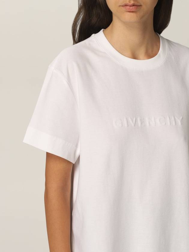 T-shirt Givenchy in cotone con big logo - GIVENCHY - BALAAN 3