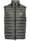 Chamber R Nylon Down Vest Musk Green - STONE ISLAND - BALAAN 1