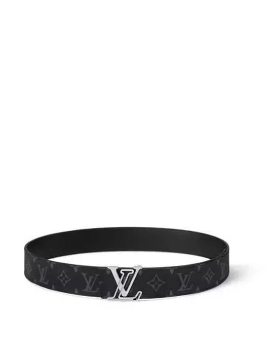 LV 40mm Reversible Monogram Eclipse Leather Belt Black - LOUIS VUITTON - BALAAN 2