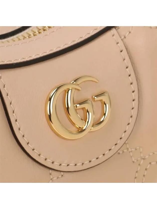 GG Matelassé Leather Mini Shoulder Bag Beige - GUCCI - BALAAN 6