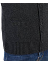 Baby Fox Patch Cosy Cardigan Dark Grey - MAISON KITSUNE - BALAAN 10