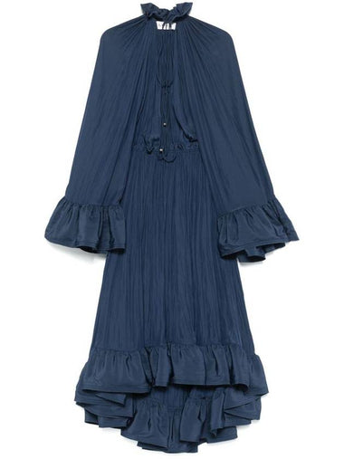 Lanvin Long Dress With Ruffles - LANVIN - BALAAN 1