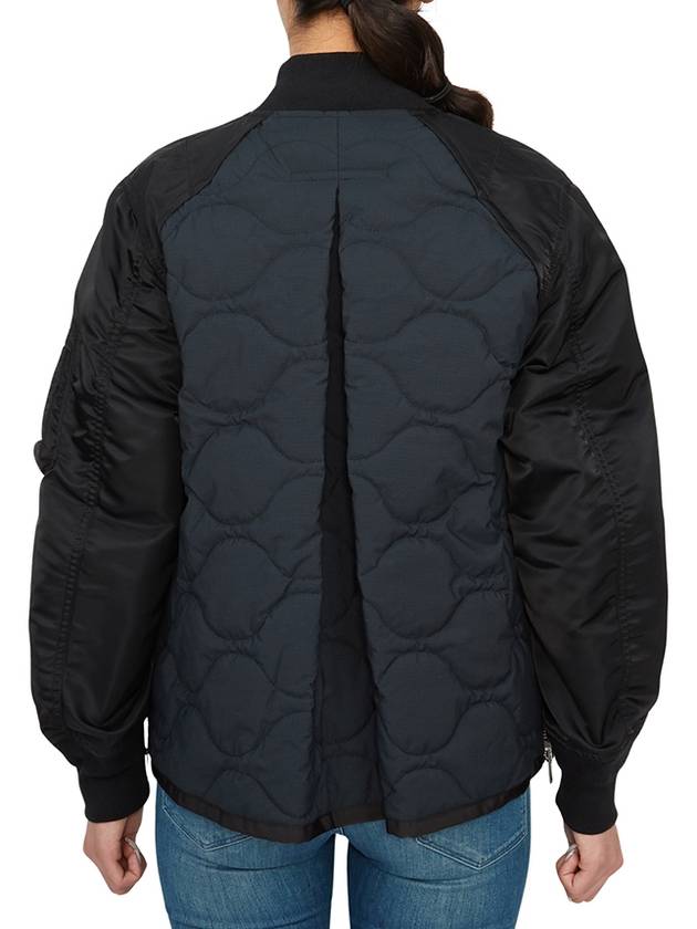 Nylon Twill Ripstop Jacket Black - SACAI - BALAAN 7