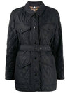 Diamond Quilted Nylon Canvas Field Jacket Black - BURBERRY - BALAAN 2