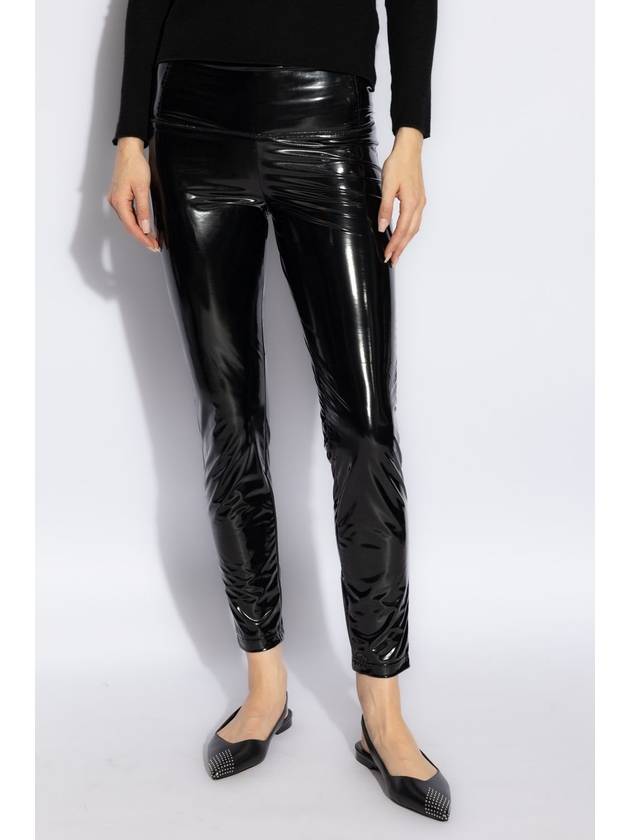 AllSaints Latex Leggings Cora, Women's, Black - ALLSAINTS - BALAAN 3