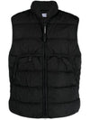 Eco-Chrome R Down Vest Black - CP COMPANY - BALAAN 1