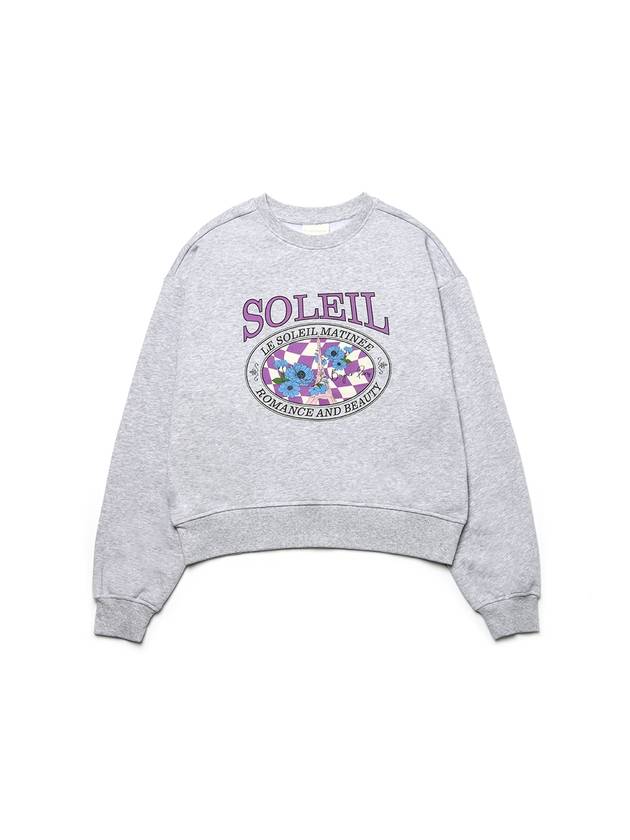 Brushed Options Soleil Vintage Eiffel Sweat Shirts MELANGE GRAY - LE SOLEIL MATINEE - BALAAN 2