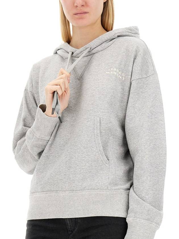 logo embroidery hoodie SW0102FAA2M41I - ISABEL MARANT - BALAAN 5