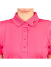 Women's Tour Tech Golf Polo PK Shirt Pink - J.LINDEBERG - BALAAN 7