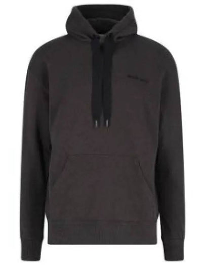 Marcello Embroidered Logo Hoodie Faded Black - ISABEL MARANT - BALAAN 2