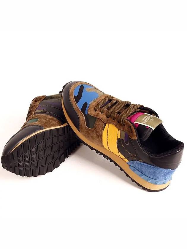 Multi camo Rockstud sneakers JY0S0723TMG - VALENTINO - BALAAN 4