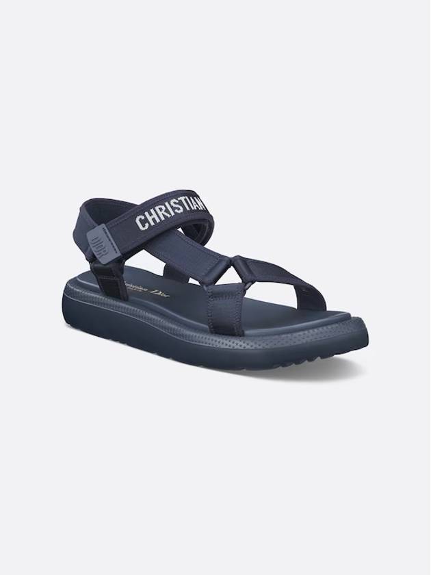 Dioriviera D Wave Sandals Black - DIOR - BALAAN 5