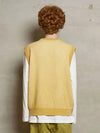 Stratum Knit Vest Yellow - UNALLOYED - BALAAN 4