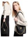 Lock And Walk Shoulder Bag Black - LOUIS VUITTON - BALAAN 6