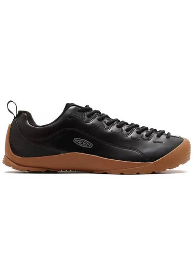 Jasper Leather Low Top Sneakers Black - KEEN - BALAAN 1