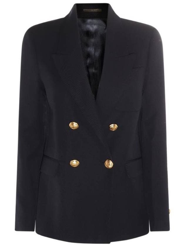 BLACK BLAZER PWEN030F23FAB0014676 - PALM ANGELS - BALAAN 1