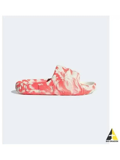 Adilette 22 Slippers Ivory Solar Red - ADIDAS - BALAAN 2