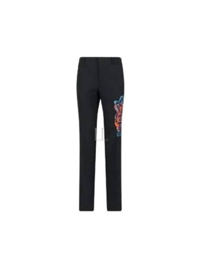 Slim Graph Coupetraiser Slacks Black - OFF WHITE - BALAAN 2