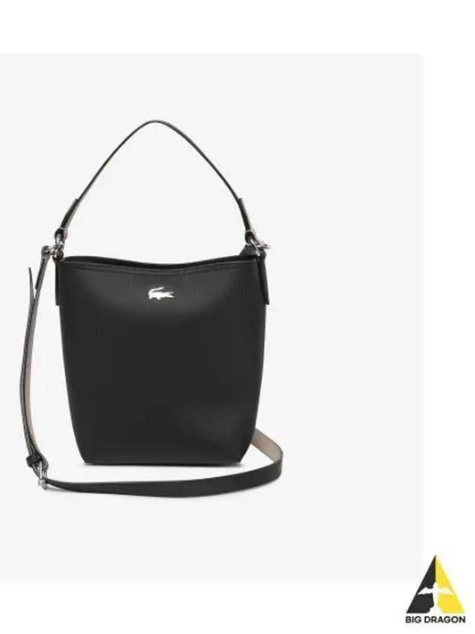 Women s Anna Hobo Crossbody Bag Black - LACOSTE - BALAAN 1