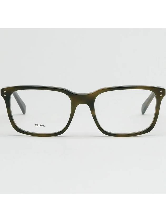 Eyewear Square Glasses Khaki - CELINE - BALAAN 4