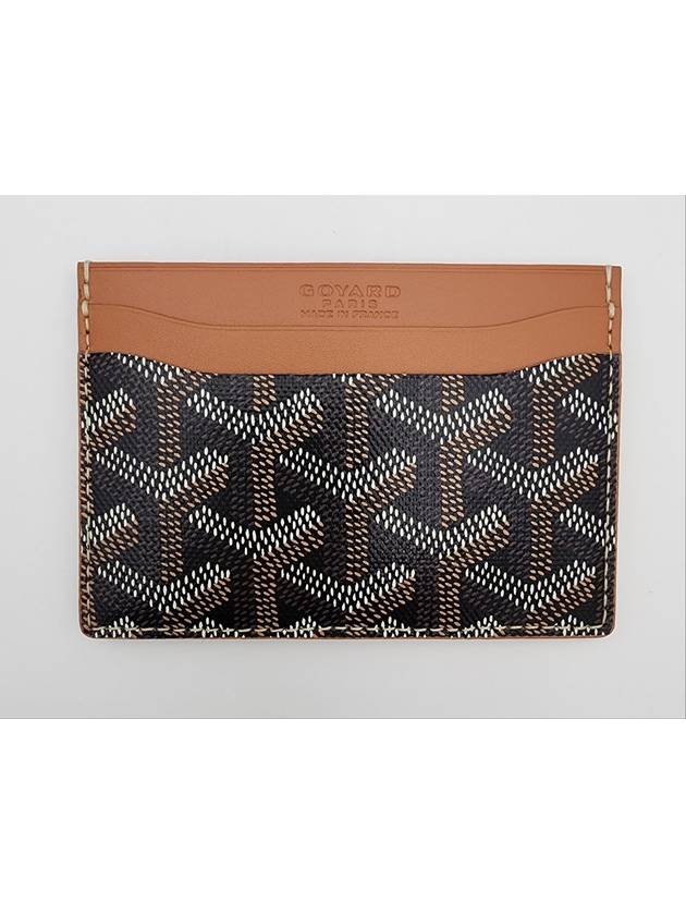 Saint Sulpice Card Holder Black Tan - GOYARD - BALAAN 2