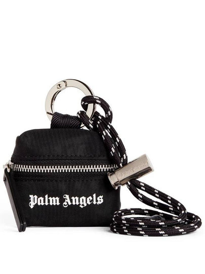 Logo Airpod Case Black - PALM ANGELS - BALAAN 2