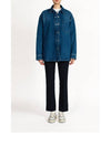 De Coeur Oversized Long Sleeve Shirt Blue - AMI - BALAAN 5