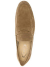 Penny Suede Loafers Beige - TOD'S - BALAAN 4