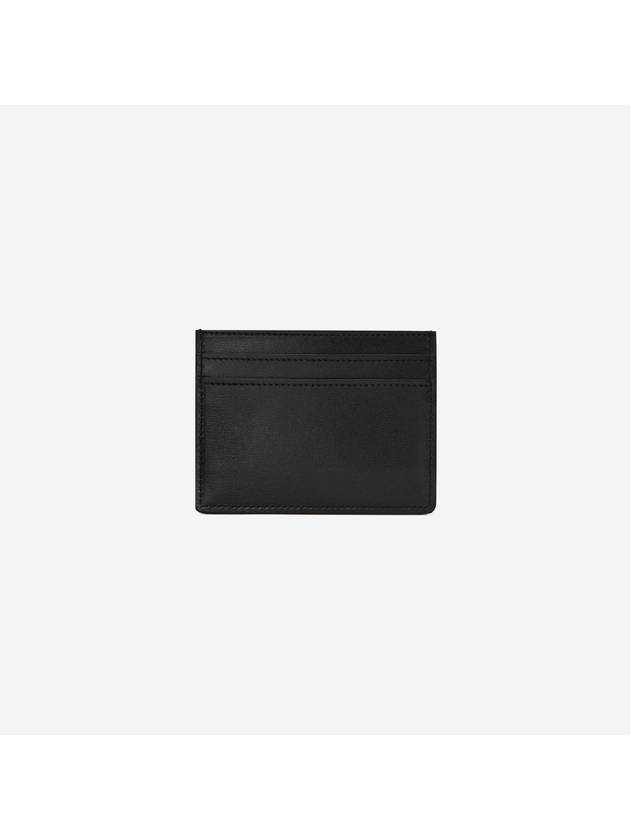 Tiny Monogram Shiny Leather Card Case Black - SAINT LAURENT - BALAAN 3