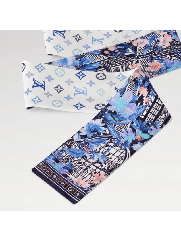 Jardin Des Plantes Scarf Blue - LOUIS VUITTON - BALAAN 3