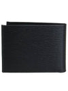 ID Window Gancini Half Wallet Black - SALVATORE FERRAGAMO - BALAAN 5