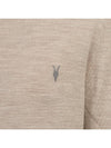 Men's Collar Long Sleeve TShirt MK005D STONE TAUPE MARL - ALLSAINTS - BALAAN 8