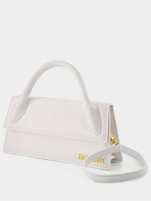 Le Chiquito Leather Tote Bag White - JACQUEMUS - BALAAN 3