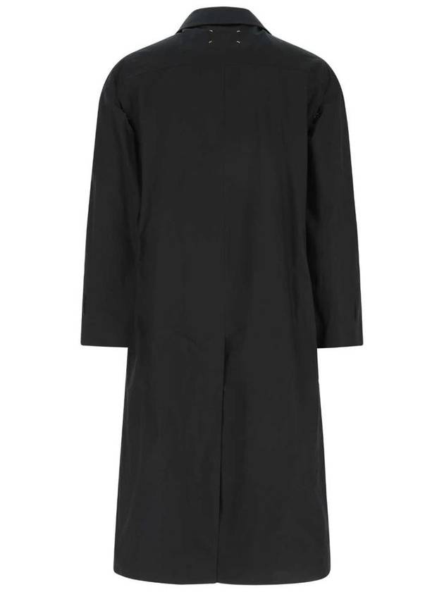 Layered Belted Single Trench Coat Black - MAISON MARGIELA - BALAAN 3