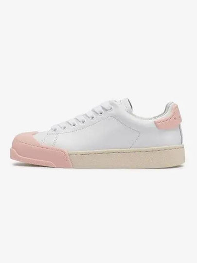 Dada Bumper Logo Low Top Sneakers White Pink - MARNI - BALAAN 2