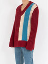 Calvin Klein 205W39NYC by oversized chunky stripe sweater - RAF SIMONS - BALAAN 5